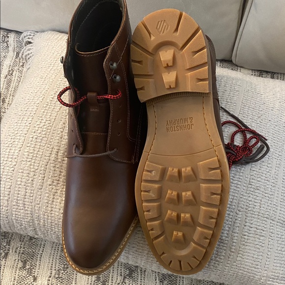 New Men’s Johnston & Murphy Cap Toe Boots Size 11 - Picture 7 of 7